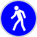 Знак M10 Проход здесь