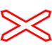 Знак 1.3.1 Однопутная железная дорога Знак 1.3.1 Однопутная железная дорога
