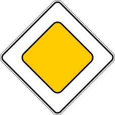 Знак 2.1 Главная дорога