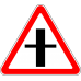 Знак 2.3.1 Пересечение со второстепенной дорогой