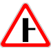 Знак 2.3.2 - 2.3.7 Примыкание второстепенной дороги